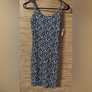 Old Navy Navy and White Floral Dress